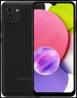 📱 black samsung galaxy a03 smartphone with 4gb ram and 64gb storage логотип