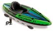 kayak intex challenger k1 274 cm, green/black logo