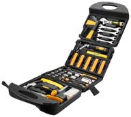 tool set deko dkmt165, 165 pcs., black/yellow logo