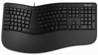 keyboard microsoft ergonomic for business black, english logo