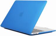 case palmexx maccase for macbook air 13" (2018-2020) a1932, a2179, a2337, matte blue logo