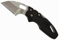 folding knife cold steel mini tuff lite plain edge black logo