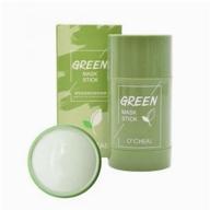 black dot stick mask/against pimple/green tea extract/cleaning/green clay/clay mask logo
