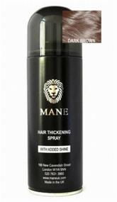 img 3 attached to Mane Spray Hair Thickening, dark brown, 200 ml