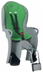 img 4 attached to Rear seat Hamax Kiss, grey/green