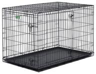 cage for dogs midwest icrate 1530dd 76x48x53 cm black logo