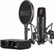 microphone set rode nt1 & ai-1 complete studio kit, connector: xlr 3 pin (m), black logo