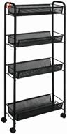 bookcase zmi ladya 14k, 4 shelves, material: metal, wxdxh: 44x17x98.5 cm, black logo