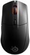 steelseries rival 3 wireless gaming mouse, black logo