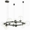 chandelier odeon light tovi 4818/11, g9, 440 w, number of lamps: 11 pcs., armature color: black, shade color: colorless logo
