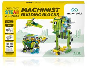 img 4 attached to 🧩 Makerzoid Machinist Building Blocks - 100in1 Electronic Programmable Robot Constructor