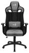 gaming computer chair aerocool earl, upholstery: faux leather/textile, color: stone gray logo