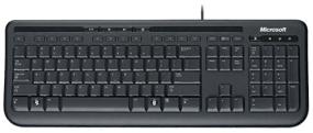 img 3 attached to Keyboard Microsoft Wired Keyboard 600 Black USB black
