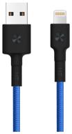 cable zmi mfi usb - lightning (al803), 1 m, blue logo