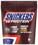 протеин mars snickers protein powder, 875 гр., chocolate caramel & peanut логотип