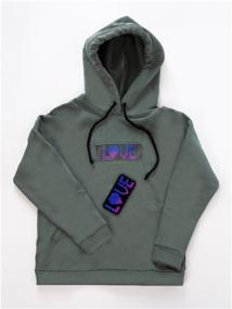 img 4 attached to Cyberpix / Smart luminous sweatshirt Cyber ​​hoodie green 52 size, hoodie with LED screen, the best gift