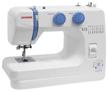janome top 14 sewing machine, blue and white logo