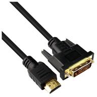 cable mobiledata hdmi-dvi-d, dual link, 1.8 m, black logo