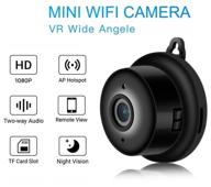 mini video camera mini xr70 wifi smart camera ip wireless / transfer video to smartphone / microphone & speaker / night shooting / black логотип