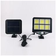 solar street lamp with remote control bk-128-6cob. логотип