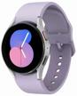 samsung galaxy watch 5 40mm: cutting-edge smartwatch with wi-fi, nfc, in lavender/silver logo