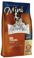 dry food for sterilized dogs happy dog mini toscana, with sensitive digestion 1 pack. x 1 pc. x 4 kg (for small and dwarf breeds) logo