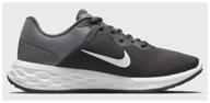 nike revolution 6 sneakers, size 8.5us, iron grey/white-smoke gray logo