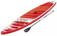 bestway sup board sup board bestway hydro-force fastblast tech inflatable stand-up paddleboard set 3.81 m art. 65343, 381, red logo