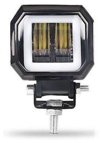 img 4 attached to Headlight LED 1pc 12-24V, 70x50 mm fog lamp, 20W, with lens, with DRL, fso flashes