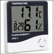 weather station measuring the temperature and humidity in the room htc-1 logo