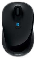 microsoft sculpt mobile wireless compact mouse, black logo