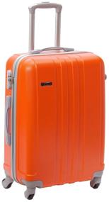 img 4 attached to TEVIN suitcase, ABS plastic, support legs on the side wall, 37 l, size S, 0010