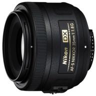 📷 nikon 35mm f/1.8g af-s dx nikkor lens - black логотип