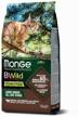 dry food for cats monge bwild feed the instinct for large breeds, grain-free, with buffalo, with potatoes, with lentils 10 kg logo