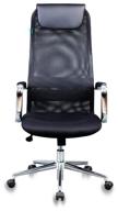 executive computer chair bureaucrat kb-9n, upholstery: mesh/artificial leather, color: black логотип