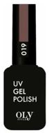 olystyle гель-лак для ногтей uv gel polish, 10 мл, 019 антрацитовый логотип