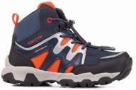 geox j magnetar boy b abx sneakers, size 33, blue/orange logo