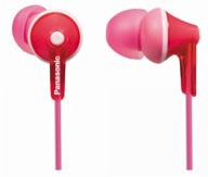 headphones panasonic rp-hje125, pink логотип