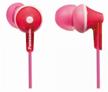 headphones panasonic rp-hje125, pink logo