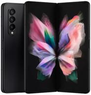 smartphone samsung galaxy z fold3 12/256 gb ru, dual: nano sim + esim, black logo
