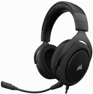 corsair hs50 stereo gaming headset, black logo