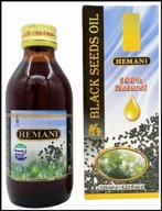 black cumin oil hemani unrefined, glass bottle, 0.125 l logo