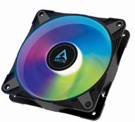 fan for arctic p12 pwm pst 0db case, black/white/argb logo