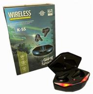 waterproof wireless gaming in-ear headphones with low latency and spacious k55 hi-fi логотип