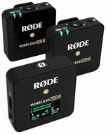 черный безпроводной микрофон rode wireless go ii с разъемом usb type-c логотип