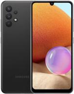 smartphone samsung galaxy a32 4/128 gb, dual nano sim, black логотип
