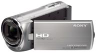 sony hdr-cx220e silver video camera logo