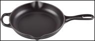сковорода le creuset чугунная, диаметр 23 см логотип