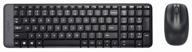 logitech wireless combo mk220 keyboard mouse set, black logo