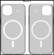 прозрачный чехол clear commo shield для iphone 11 с беспроводной зарядкой логотип